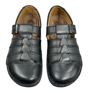 Birkenstock Women's Y2K Black Mary Jane Strappy Buckle Shoes, US 10, EU 41